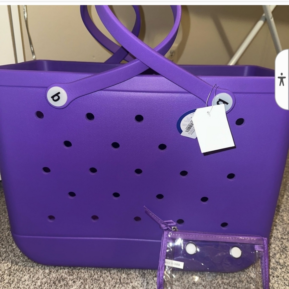Original BOGG Big Bogg Bag, HOUSTON WE HAVE A PURPLE             12" L X 8" W